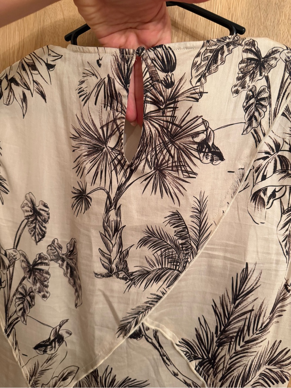 Antonio Melani 100% Cotton Tropical Print Asymmetrical– Made in Morocco - Picture 12 of 13